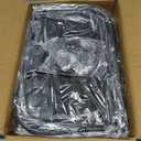 Furologee Clothes Racks for Hanging Clothes, Portable Rolling Garment Rack, Sturdy Metal Freestanding Cloths Racks with Wheels, Double Rods Wardrobe Rack for Bedroom Laundry Living Room (Black)