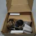 Bathtub Shower Handle Remodel/Rebuild Trim Kit, Shower Knobs 2 Piece Compatible with Price Pfister Verve Faucets, Includes 12H-2H, 12H-2C Stems and Flange Base and 2 Stems (Brushed Nickel)