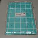 Fitted Table Cover, Flannel Backed Vinyl Tablecloth, 30"x48" | Waterproof Elastic Rectangle Tablecloth, Wipeable Plastic Table Cover for Picnic, Camping, Outdoor, Aqua
