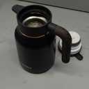 Thermal Coffee Carafe 70 oz - 12 Hour Hot Stainless Steel Carafes for Hot Liquids-Insulated Coffee Carafes For Keeping Hot/Cold Coffee, Tea, Water,Milk, Creamer Dispenser for Coffee Bar(Black)