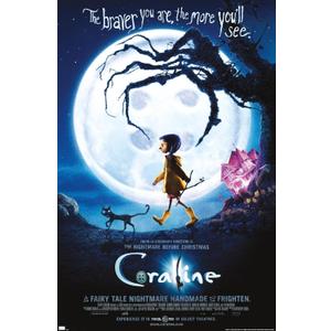 Coraline - Braver One Sheet Wall Poster, 34L" x 22.4W", Unframed Version