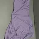 12 PCS Waterproof Stretch Spandex Folding Chair Covers, Dining Room Chair Slipcovers Protector for Wedding, Banquet, Party, Holidays, Celebration and Decoration（Lavender）