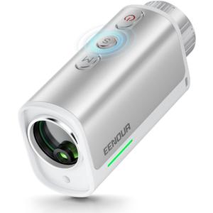 EENOUR Golf Range Finder with Slope, 1200 Yards Golf Rangefinder, Laser Rangefinders with Pin Lock Vibration, 7X Magnification, Rechargeable Compact Portable Range Finder Golfing for Men Women