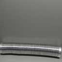 Heavy Duty 4"Flexible Dryer Vent Exhaust Duct Hose 3 Feet for Tight Space, Extra Thick(6-ply) Aluminum Foil Ducting Kit with 2 Key Hose Clamps