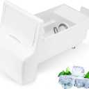 241860803 Refrigerator Ice Bucket Assembly Compatible with Frigidaire, Electrolux, Gibson, Kelvinator, Westinghouse, Crosley, Kenmore, Tappan Frigidaire Replace# AP4300918, 1376941, 218842802