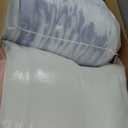 ChiXpace Dual Layer 4 Inch Memory Foam Mattress Topper Queen - 2 Inch Gel Memory Foam and 2 Inch Pillow Top Mattress Pad, 7-Zone Egg Crate Queen Size Mattress Topper (White)