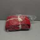 Amlie Home Checkered Chenille Knit Throw Blanket for Couch, Classic Texture Decorative Soft Blanket for Sofa, Chair & Bedroom, 50"x60", Christmas Red