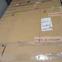 No Pawblems 55.1" Extra Tall Pet Gate for Cat/Dog, 29.9-44.4" Wide Auto Close Tall Cat Gate, NO Drilling Pressure Mounted for Doorways/Hallways, 1.37" Narrower Bar Spacing, White