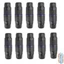 10PCS IP68 Waterproof Electrical Cable Connector, Outdoor 2 Way Junction Box, Waterproof Wire Connectors with Replaceable Lever Wire Connectors for AWG 28-12, Quick Screwless Installation