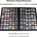 2300 Pocket Trading Card Binder, 36-Pocket Ringless Binder for TCG, Large