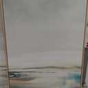 Large Framed Green Abstract Landscape Wall Art for Living Room, 3 Piece Canvas Prints Paintings Artwork for Walls, Modern Minimalist Pictures for Dining Room, Hallway, Office Wall Decor 24x36 In (Pastel)