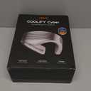 TORRAS COOLIFY Cyber Alpha Thermochromic Limited Edition Neck Air Conditioner, Blue-Orange Changing Portable Neck Fan Rechargeable, Ultimate Immersive Cooling, AI Temp Control Personal Fan As Gifts