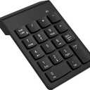 Bluetooth Numeric Keypad (No USB Receiver Required)  Portable Number Pad Keyboard for Laptop, PC Computers, Desktop | Essential Laptop Accessories Numpad for ChromeBook Surface Notebook