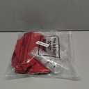 EBOOT 16 PCS Christmas Napkins and Ring Set 8 PCS Red Washable Napkins Cloth Fabric and 8 Christmas Rings Holder for Xmas Holiday Dinner Party Table Decoration(Snowflake, Tree)