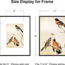 BKABOT 11x14 Picture Frame, Black Metal Photo Frames with HD Glass, Fits 8x10 with Mat or 11 x 14 without Mat, Display for Wall and Table, 1 Pack