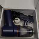 KMM Handheld Car Vacuum Cleaner, 9000Pa Vacuum Cleaner and Air Duster, 120W High Power Hand Held Vacuum with LED Light and Multi-Nozzles for Car, Home, Office, Pet (Blue)