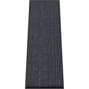 Kuyal Front Door Mat, 2'x6' Indoor Outdoor Entrance Mat, Commercial Floor Mats Inside Outside Entrance, Heavy Duty Durable Welcome Mats, Rubber Backing Non Slip Outdoor Mats for Entryway,Dark Gray
