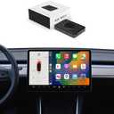 Tesla Carplay, Wireless Carplay Adapter & Android Auto for Tesla Model 3/Model Y, 2016-2024 Years, Plug & Play Instant, 2.4G+5G Dual-Band WiFi