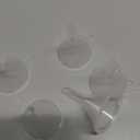 Mini Funnel 5-Pack for Lab Bottles, Sand Art, Perfume, Spice, Powder, Essential Oil, Recreational, Kitchen Food Grade Small Plastic (Clear)