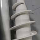 AMMSUN 6.5ft twice folded Portable beach umbrella with sand anchor windproof, Push Button Tilt and Air vent UPF 50+ Protection Fits in a large Suitcase for Patio Garden Beach Pool Backyard Blue