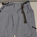 Men's Lightweight Hiking Pants with Belt Pockets Waterproof Quick-Dry Travel Fishing Work Outdoor Pants L