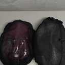 QingSong Full Face Snorkel Mask for Adults, Snorkeling Gear with Camera Mount, 180 Degree Panoramic View Snorkel Set Anti-Fog Anti-Leak (Large-X-Large, 2 Pack - Black+Pink)