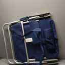Tommy Bahama Big Boy 4-Position Folding 13" High Seat Backpack Beach or Camping Chair, Navy