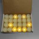 SHYMERY Flameless Votive Candles,Flameless Flickering Electric Fake Candle,24 Pack 200+Hour Battery Operated LED Tea Lights in Warm White for Wedding, Table, Halloween,Christmas Decorations 1.5"X1.7"