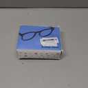 6 Pack Fashion Reading Glasses for Women Men Blue Light Blocking Oversized Square Readers with Spring Hinge (2 Black & 4 Colorful)