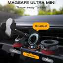 VICSEED Latest Upgrade for MagSafe Car Mount, [High & Low Temp Resistance] Magnetic Phone Holder for Your Car Dashboard, 360 Adjustable Car Phone Holder Mount for iPhone 17 Pro Max 16 15 14 13 12