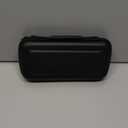 Orzly Carry Case Compatible with Nintendo Switch and New Switch OLED Console - Black Protective Hard Portable Travel Carry Case Shell Pouch with Pockets for Accessories and Games (6.2 inch Switch 1)