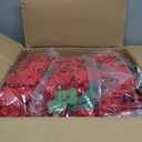 6-Pack Red Artificial Flower Balls Wedding Table Centerpieces