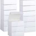 Magnetic Gift Box with Lid 15 Pack 7.8X7X3 Inch White Gift Boxes Bulk Packaging for Small Business Bulk Gift Boxes for PresentsBridesmaid Proposal BoxCrinkle Cut Paper Shred