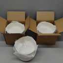 MALACASA 24 OZ Cereal Bowls, Porcelain Soup Oatmeal Bowls Set of 6, Kitchen Ceramic Serving Bowl, Dishwasher Microwave Oven Safe, White