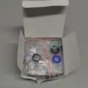 Hibbent 11 Pieces Faucet Adapter Kit, Kitchen Sink Brass Aerator Adapter Set, Male Female Sink Faucet Adapter Connecting Style Faucets, Standard Hose, Chrome Finished