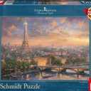 Schmidt Spiele, Thomas Kinkade: Paris, City of Love (1000pc), Puzzle, Ages 12+ (2. Scenic Settings)
