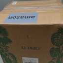 LE TAUCI 12 Inch Pot for Plants, Ceramic Planters for Indoor Plants, Mid-Century Modern Cylinder Flower Pots with Drainage Hole, Fits Fiddle Leaf Fig & Monstera, Home Decor, White