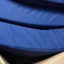 Zonamat Outdoor Loveseat Cushion Set, 46" x 26" Loveseat Cushions for Outdoor Furniture, Waterproof & Fade-Resistant Patio Furniture Cushions, Deep Seat Cushion for Bench, Swing and Couch, Navy Blue