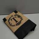 Personalized Gifts for Women Tote Bag, Initial Jute Tote Bag & Makeup Bags Monogrammed Beach Bag w/ Zipper, Birthday Valentines Day Gifts for Women Her Friends Mom Daughter Sister Girlfriend Teacher