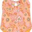 Roxy Girls' One-Piece Swimsuit with UPF 50+ Sun Protection, Quick Drying Bathing Suit (10, Papaya Wildflower)