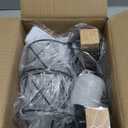 Farmhouse Vanity Light Fixture,2-Light Bathroom Lighting,Black Industrial Wood Wall Light Over Mirror with Metal Shade