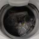 BLACK+DECKER 0.9 Cu. Ft. Portable Washer, 6.6 lb. Capacity Washing Machine for Homes & Apartments, 5 Wash Cycles, Quick Connect Sink Adapter and Drain Hose Included, Transparent Lid, BPWM09W, White