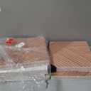 BTDVR 20 Pack Acoustic Wall Panels,60"x48" Self-Adhesive Soundproof Wall Panels-Total Size (Single Size 12"x12") Decorative Wood Grain Printing Sound Panels,for Studio,Office,Home (Log Color)