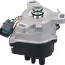 Ignition Distributor w/Cap & Rotor TD-80U Compatible with 1996-1998 Honda Civic, 1996-1997 Honda Del Sol S & SI Models, 1997 Acura EL 1.6L Replacement TD80U TD-98U 30100-P2E-A01 30100P2EA01