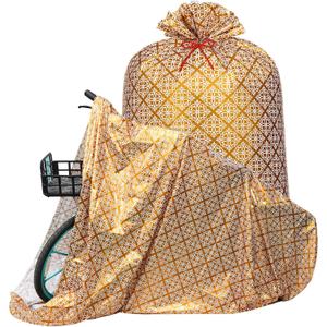 Teling 2 Pcs 80 x 60 In Jumbo Bike Gift Bags Giant Plastic Extra Large Bicycle Bags Weddings Birthdays Engagement Party (1 Count (Pack of 2)) Teling 2 Pcs 80 x 60 In Jumbo Bike Gift Bags Giant Plastic Extra Large Bicycle Bags Weddings Birthdays Engagement Party (1 Count (Pack of 2))