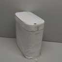 MOPALL Bathroom Can with Lid, Motion Sensor Can Automatic Touchless, 3.5 Gallon Smart Garbage Can with Lid,Auto-Adsorption Slim Small Waste Basket for Bedroom,Bathroom,Kitchen (USB Model)