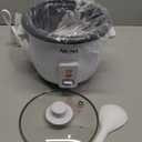 AROMA Rice Cooker, 3-Cup (Uncooked) / 6-Cup (Cooked), Small Rice Cooker, Oatmeal Cooker, Soup Maker, Auto Keep Warm, 1.5 Qt, White, ARC-363NG