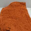 50x70 Inch Rust Throw Blanket - Soft & Fluffy Fleece, Cute & Aesthetic, Perfect for Sofa, Couch, Chair, Bed, Living Room & Bedroom, All-Season Use, Plush & Cozy Decorative Blanket