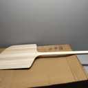 New Star Foodservice 50356 Restaurant-Grade Wooden Pizza Peel, 18" L x 18" W Plate, with 24" L Wooden Handle, 42" Overall Length