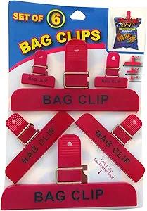 Economy Kitchen Accessory Bag Clips 6 Count